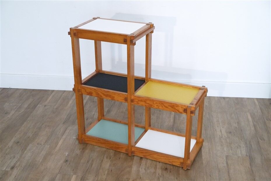 Vintage pine shelf 1970