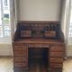 Antique American desk with curtain – original model from the 1920s/30s.
