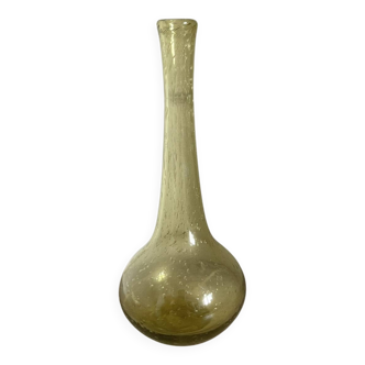 Old Bubble Glass Soliflore Vase BIOT 27cm