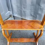 Pair of bedside tables in antique marquetry Louis XVl