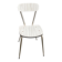 Chaise d'atelier en formica beige et acier