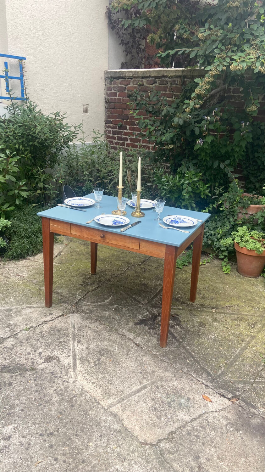 Small vintage farm table or desk 1940