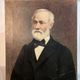 French School HST portrait man at the washerwoman signed late nineteenth