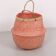 Foldable Basket, 31 cm Strawberry Decorative Storage Basket, Knit Basket