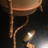 Bamboo lamp and paper