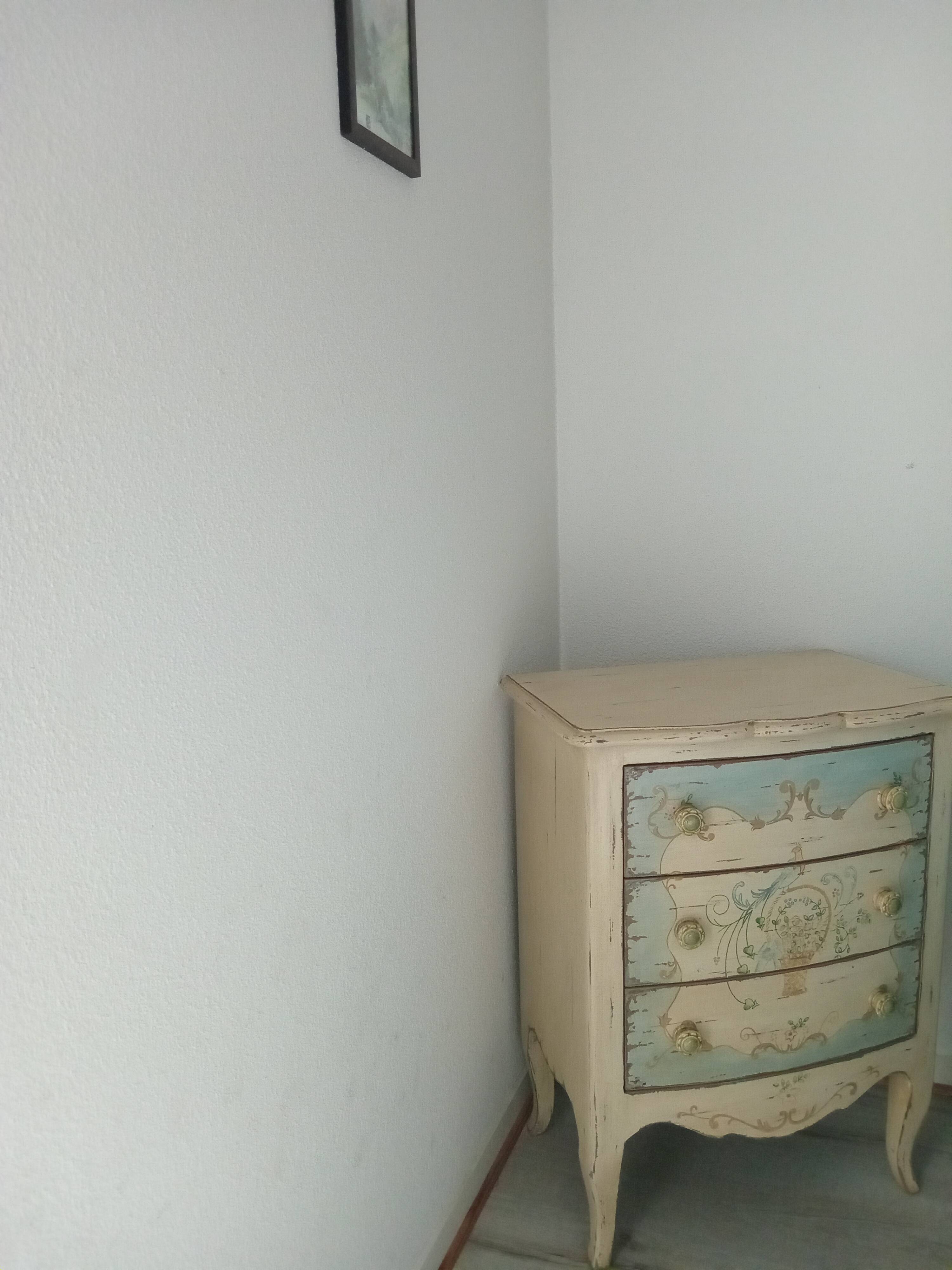 Distressed blue chest of drawers PM