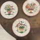 3 assiettes en faïence des Islettes, XVIIIᵉ siècle