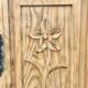 small wooden sideboard with 2 doors