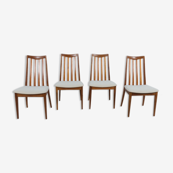 Mid-Century Teak Dining Chairs by Leslie Dandy for G-Plan, 1960s, Set of 4