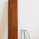 Wall shelf L82cm metal and wood