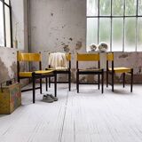 Rosewood leather chairs by Arne Vodder for Sibast