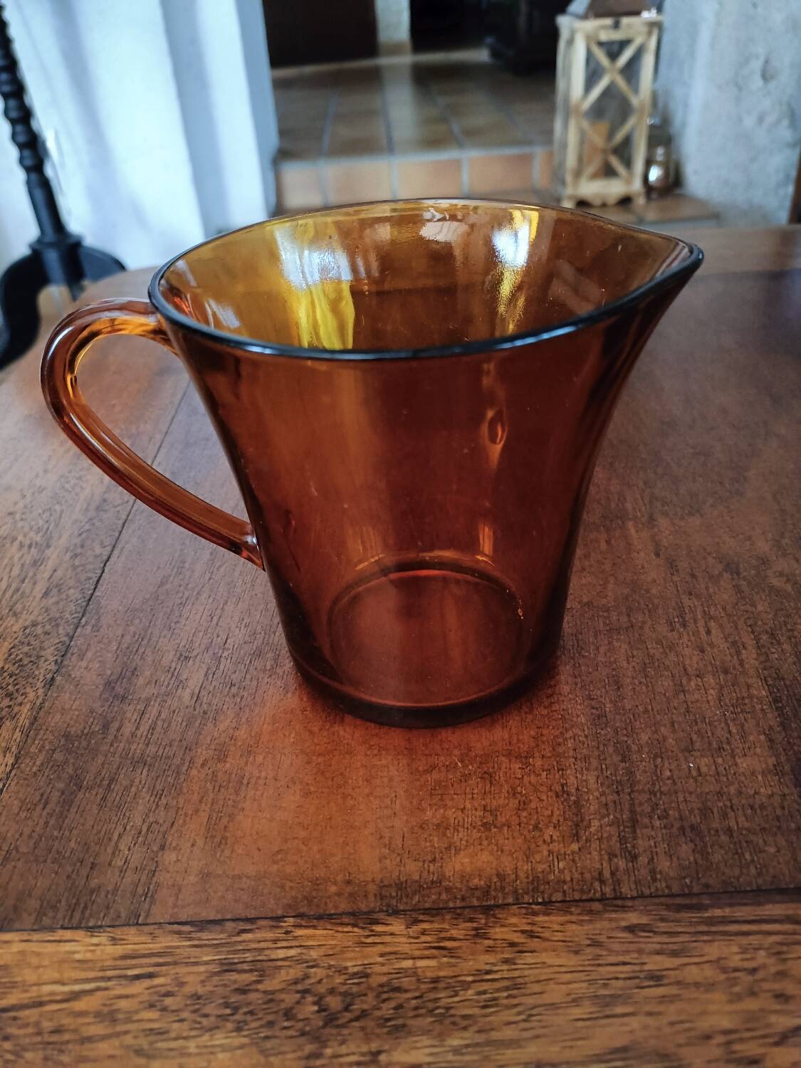Duralex amber pitcher