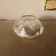 Vintage 70's faceted crystal ashtray