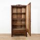 Art Deco wardrobe in solid wood with mirror from the 1920s.