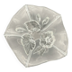 Small vintage glass bowl with flowers Walther Glas – Evita, Germany