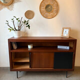 Vintage high teak sideboard