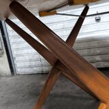 Vintage Scandinavian extendable teak table from the 1970s.