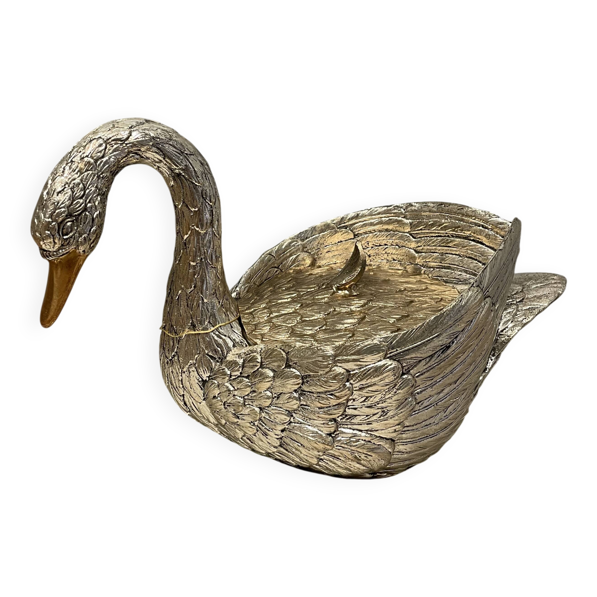 Ice bucket, swan, Mauro Manetti