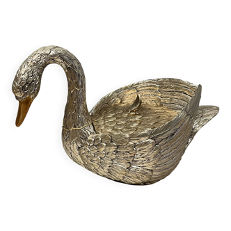 Ice bucket, swan, Mauro Manetti