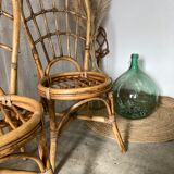 Pair of rattan chairs