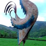 Coq en métal