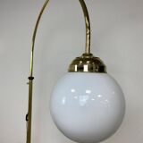Large Art Deco floor lamp in brass