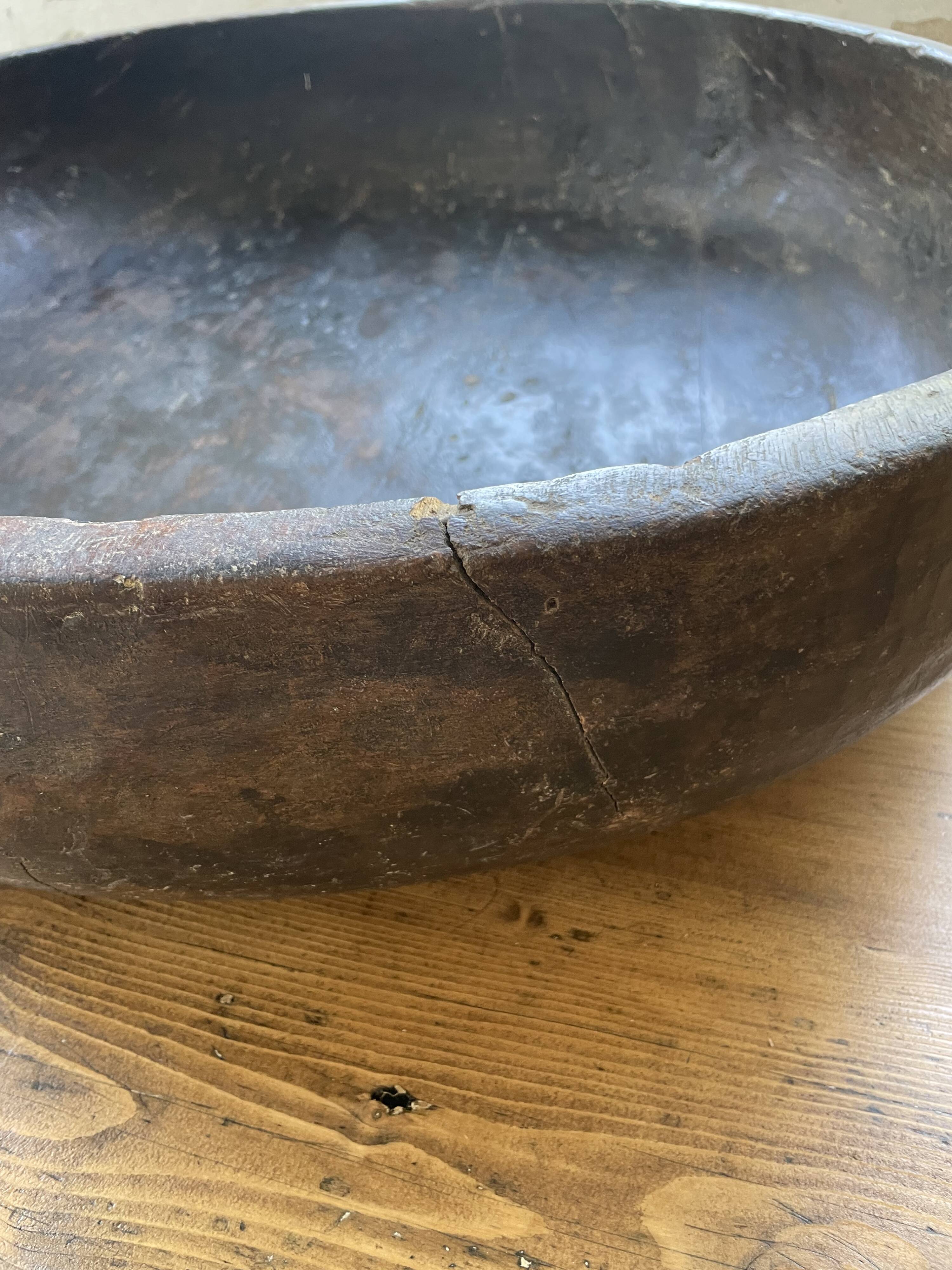 Plat en bois berbère XXL