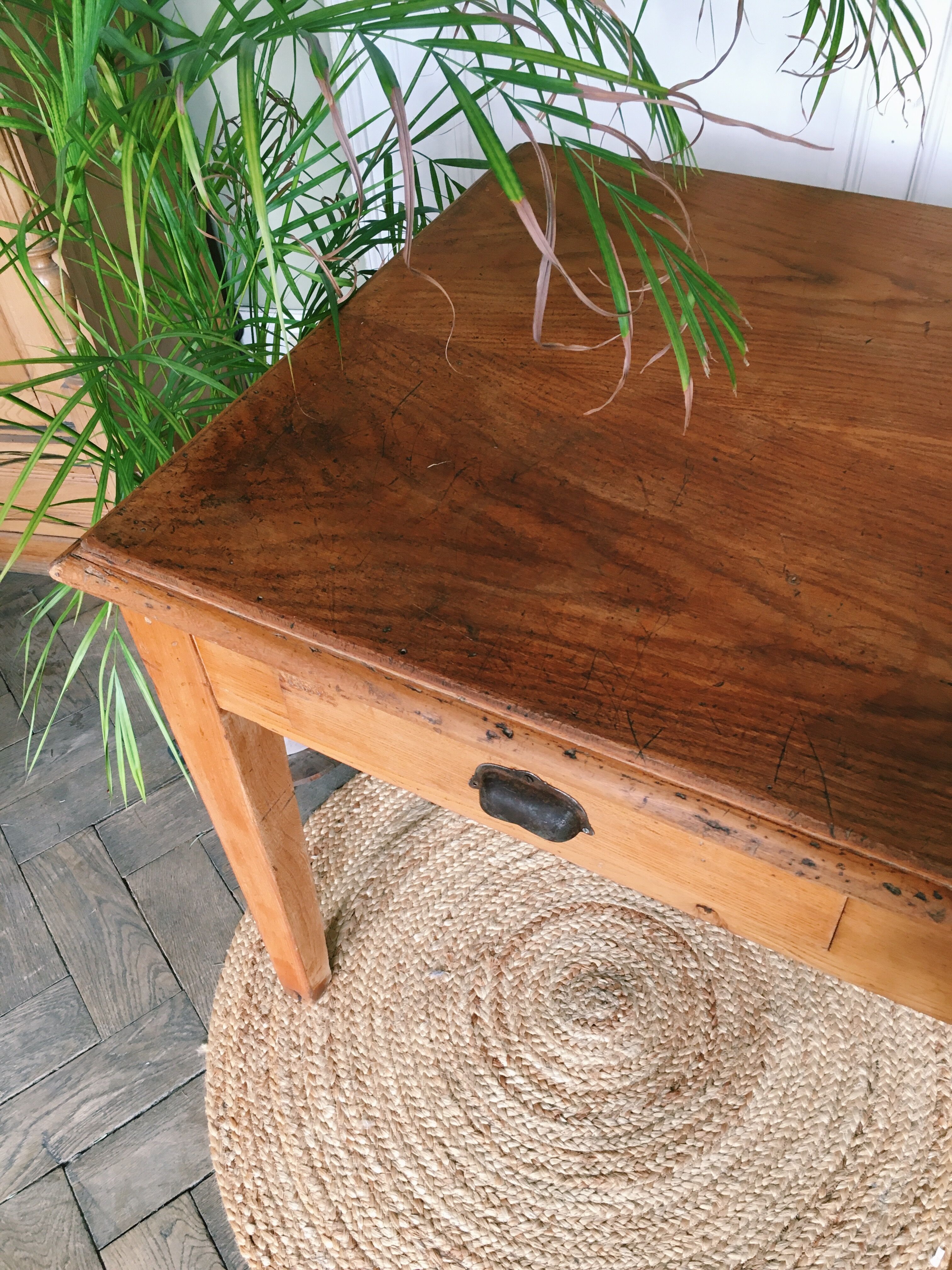 Farm table 2 drawers