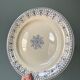 Series of 12 flat plates XIXth earthenware Terre de Fer Clairefontaine