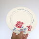 Set of 4 flat plates Sarreguemines Digoin Boulogne motif