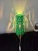 Lampe verte en métal ikea vintage