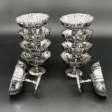 10 stainless steel dessert bowls