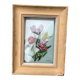 Fixed painting under glass signed H.Garnier