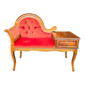 Telephone cabinet - vintage chaise longue