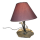 Lampe art déco en étain des années 1930