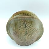 Fern vase in glazed stoneware by Chrislaine Bodin