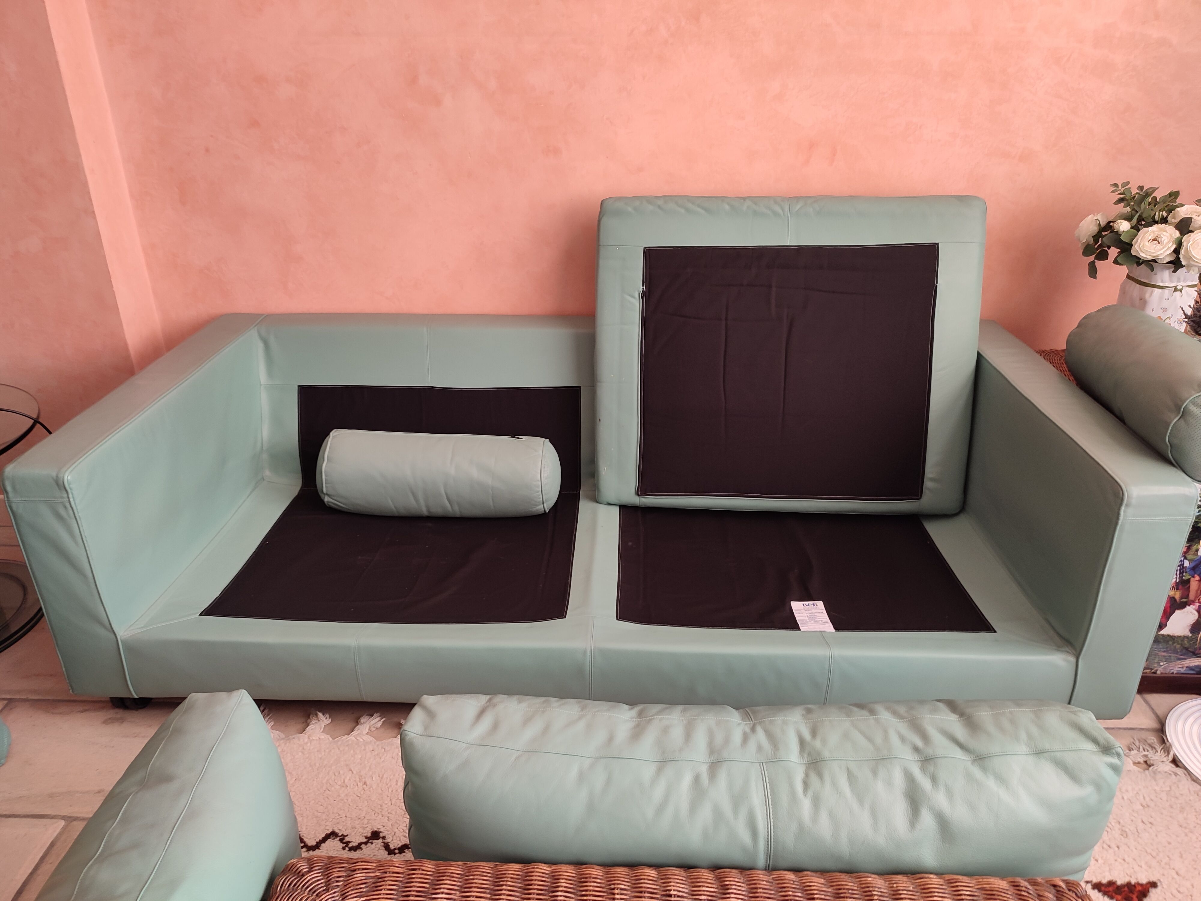 Soft leather sofa B&B Italia