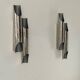 Pair of vintage double wall lights, chrome metal, Delightfull Galiano