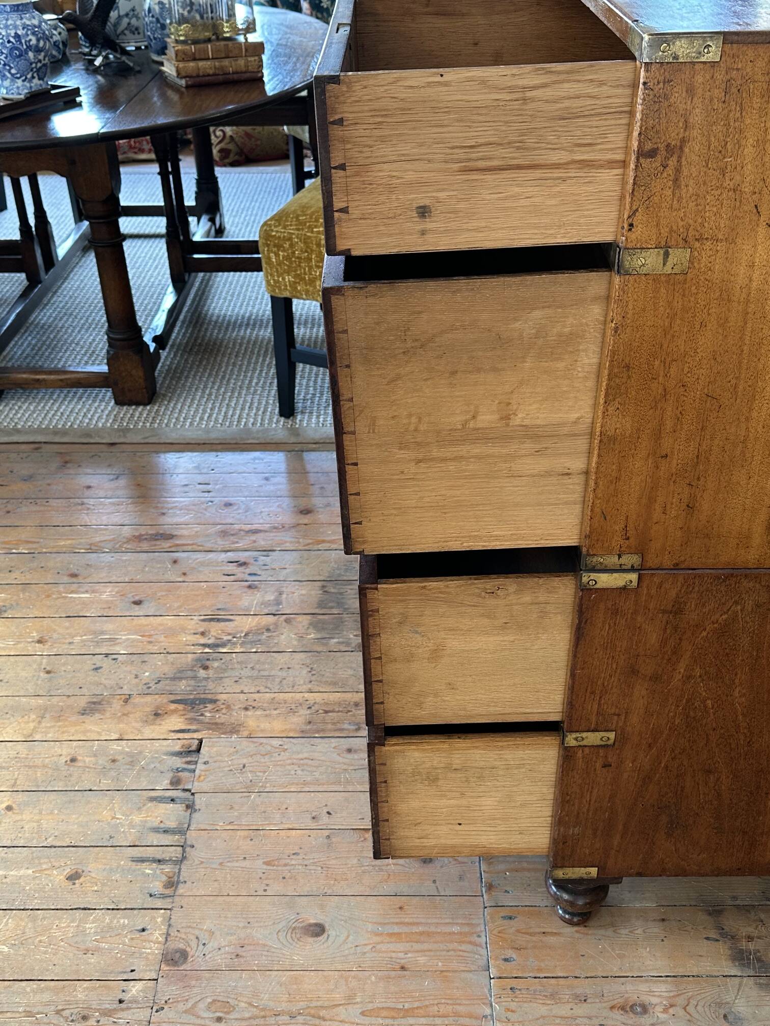 Antique military campaign chest