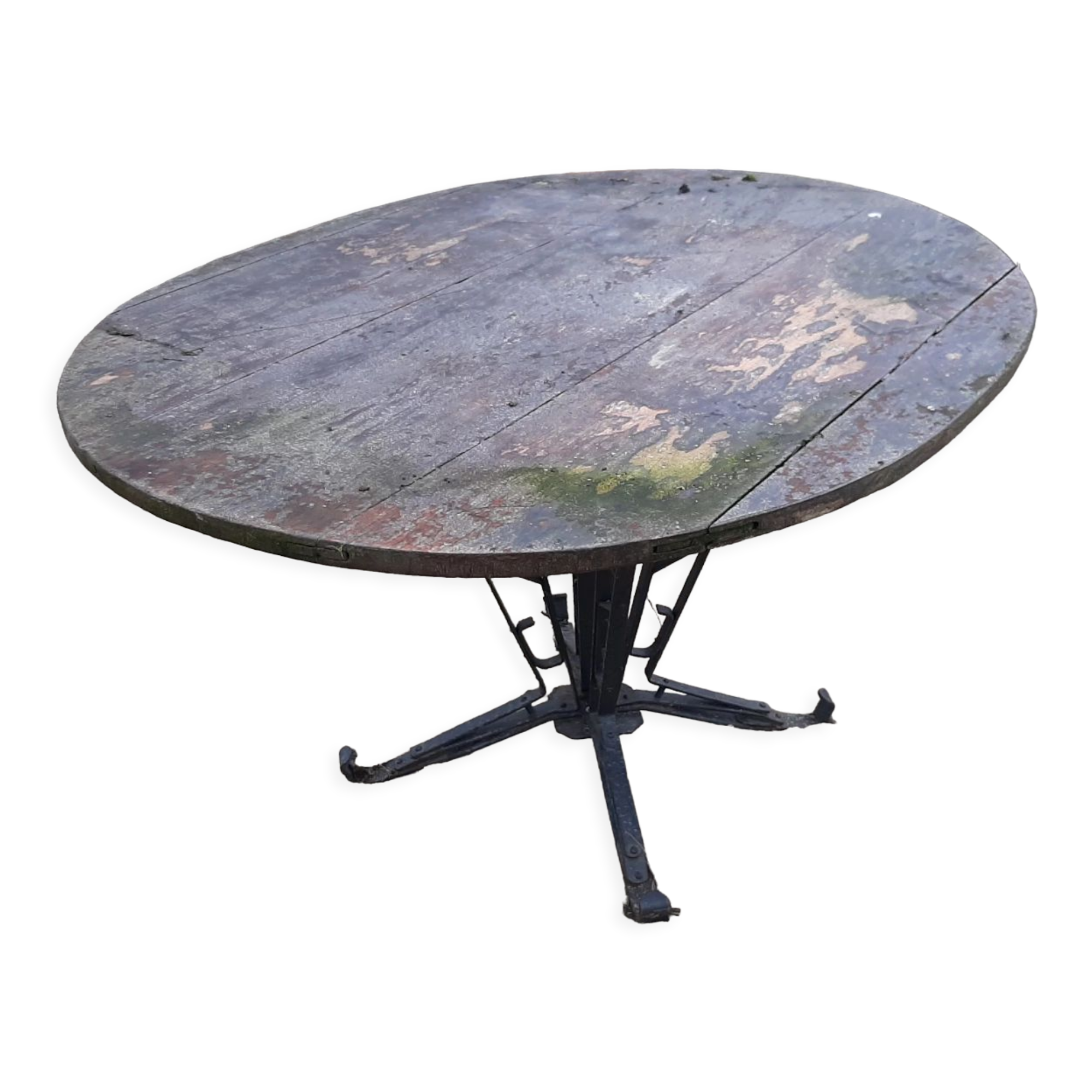 table bois et fer