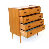 Scandinavian teak chest of drawers, Sweden, 1960