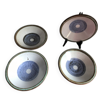 Assiette calotte Vallauris