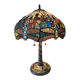 Tiffany style table lamp - Iconic "Dragonfly" model (Dragonflies)