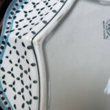Large hollow stoneware dish from the wiza poland factory, handmade in poland