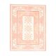 1970s Vintage Turkish Oushak Handmade Wool Cotton Pink Area Rug  168x220
