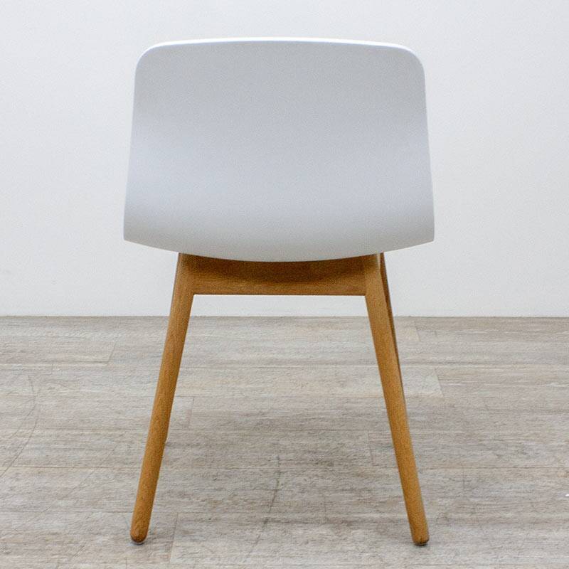 HAY brand ACC12 white plastic chair