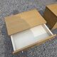 Pair of Scandinavian oak bedside tables from the 1960s.
