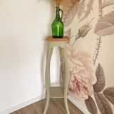 Plant stand/side table, redesigned in Artichoke Cream