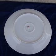 Round porcelain dish U M L diam 31 cm