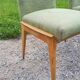 Pair of chairs from the 50s in sycamore tinted beech